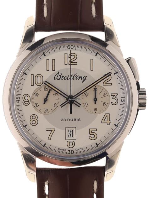 breitling 33 rubis price|Breitling Gents manual wind Wristwatch .